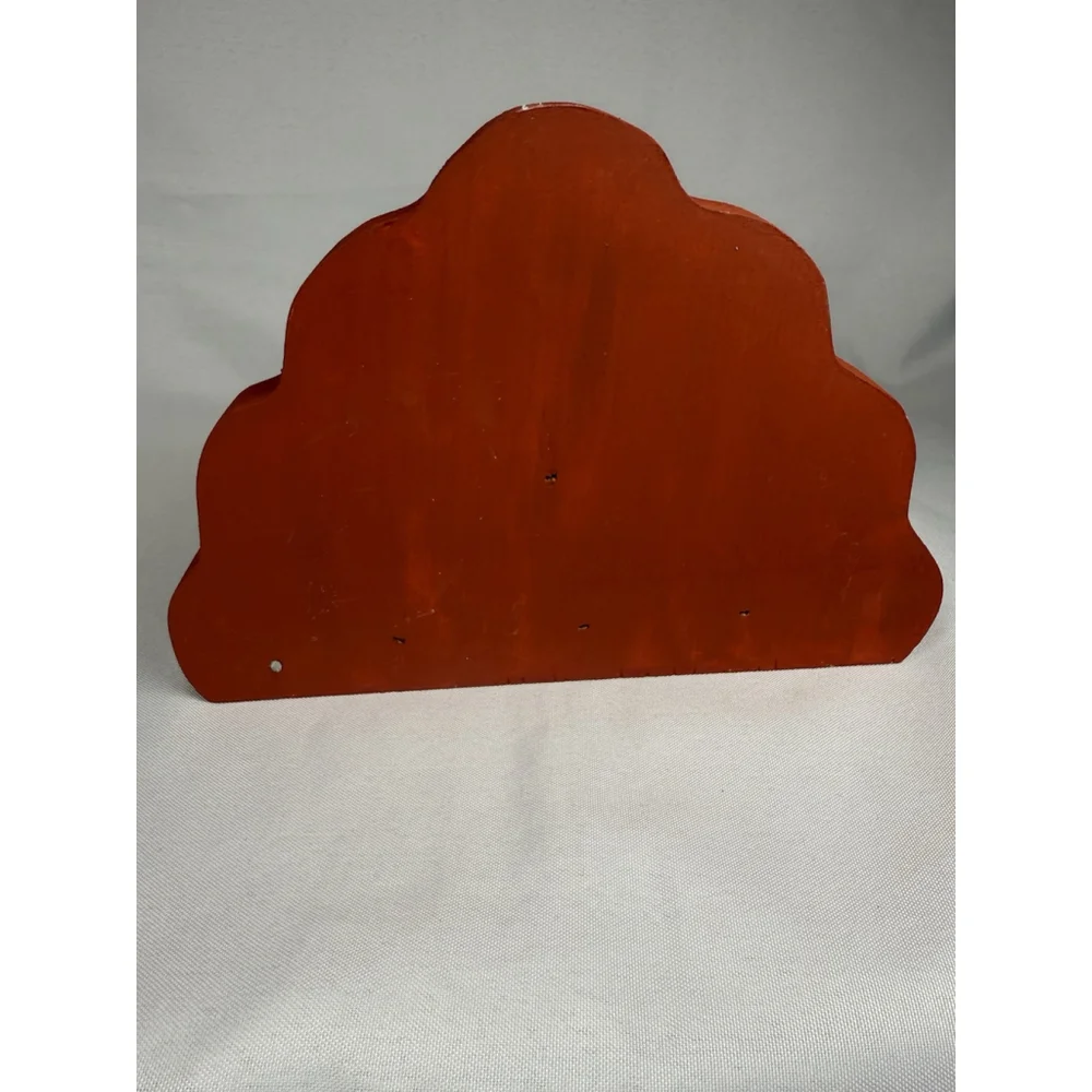 Thanksgiving Wooden Turkey Table decoration- Shelf Sitter - Centerpiece 6” Tall